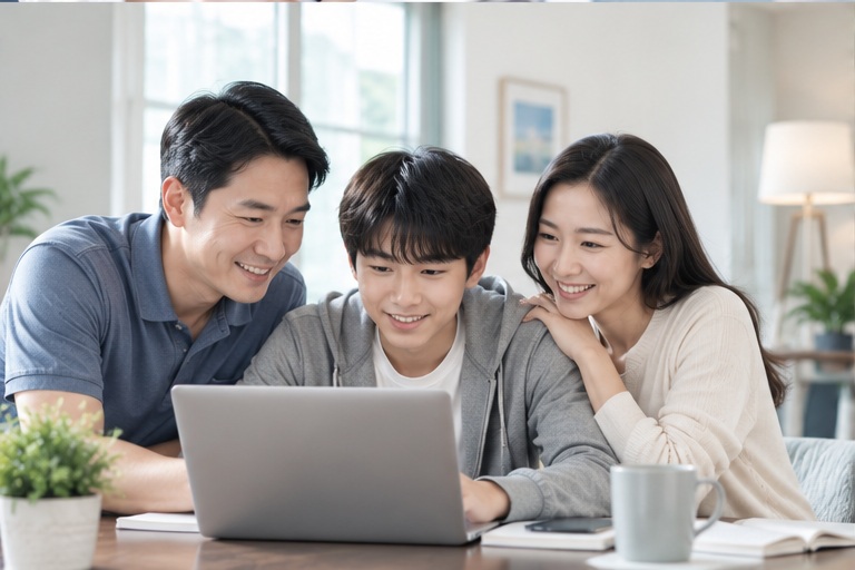 가족이 함께하는 이미지